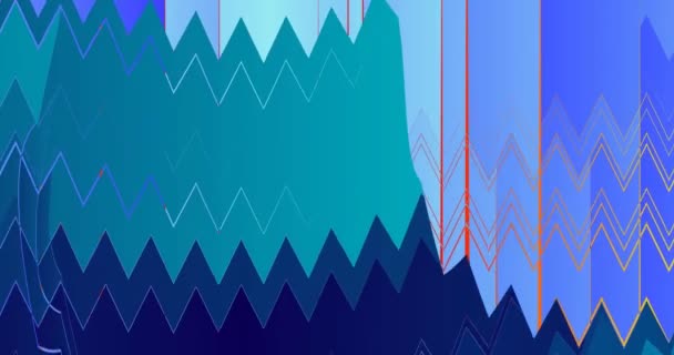 Geometrische Abstrakte Bewegungshintergründe Auf Dem Bildschirm — Stockvideo