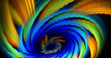 Ekranda dalgalı soyut hareket arkaplanı