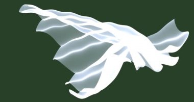 Ekranda dalgalı soyut hareket arkaplanı