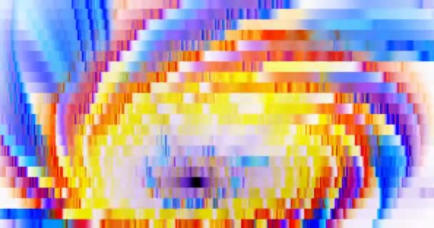 彩色漂亮的瓷砖在屏幕上产生运动 — 图库视频影像