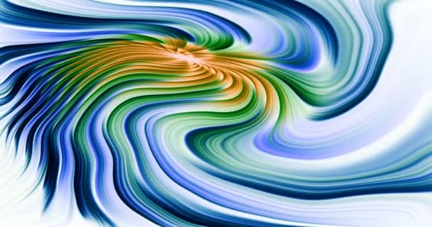 Wavy Color Image Creates Motion Screen — ストック動画