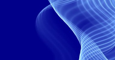 Ekranda soyut çizgi dansı