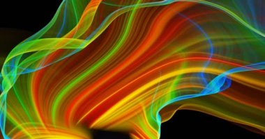 Renk desenleri sıvı sıvı dalgalar oluşturur soyut arkaplan hareketi