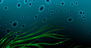 Renk desenleri ekranda soyut hareket arkaplanı oluşturur