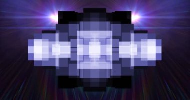 Renk kareleri ekranda soyut hareket arkaplanı oluşturur