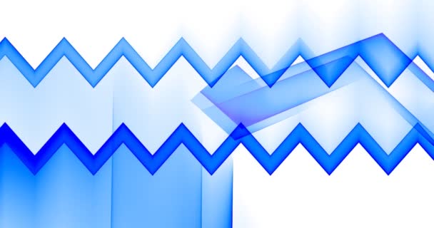 Kolorowa Geometria Tworzy Ruch Ekranie — Wideo stockowe