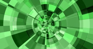 Renkli geometri ekranda hareket yaratır