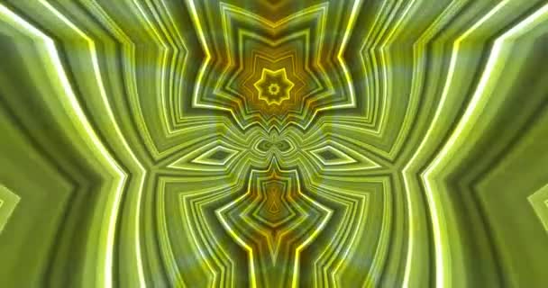 Géométrie colorée crée un mouvement sur l'écran 