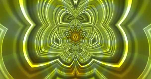 Géométrie colorée crée un mouvement sur l'écran 