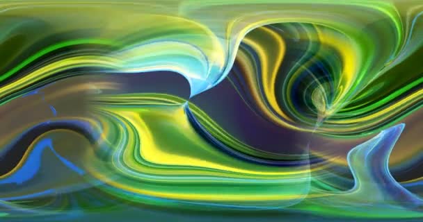 カラーパターンは 液体の波と背景の動きを作成します — ストック動画