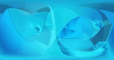 Renkli geometri ekranda hareket yaratır