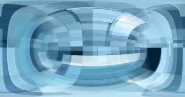 Renkli geometri ekranda hareket yaratır