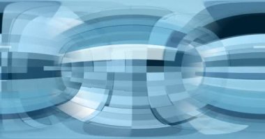 Renkli geometri ekranda hareket yaratır