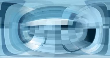 Renkli geometri ekranda hareket yaratır