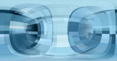 Renkli geometrik desenler ekranda hareket yaratır