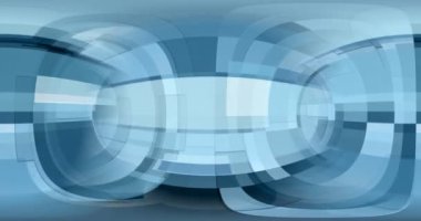 Renkli geometrik desenler ekranda hareket yaratır