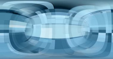 Renkli geometrik desenler ekranda hareket yaratır