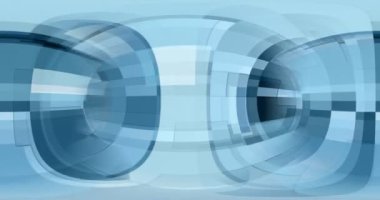 Renkli geometrik desenler ekranda hareket yaratır