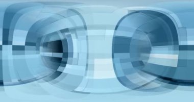 Renkli geometrik desenler ekranda hareket yaratır