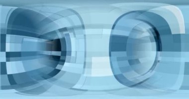 Renkli geometrik desenler ekranda hareket yaratır