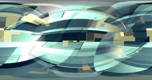 Les motifs géométriques de couleur créent un mouvement à l'écran 