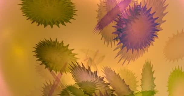 Kurnaz Virüsler Her Yerde Bize Saldırıyor — Stok video