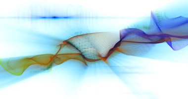 Renk desenleri sıvı dalgalar ve arkaplan hareketi yaratır