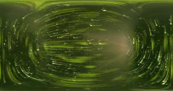 Hellgrün Glatte Wellenlinien Abstrakte Technologie Futuristische Bewegungshintergrund — Stockvideo
