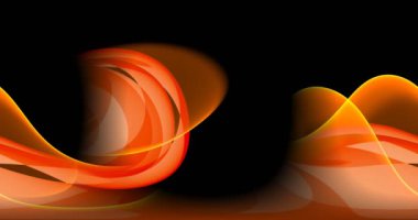 Siyah arkaplanda alevli ateş simgesi canlandırmaları