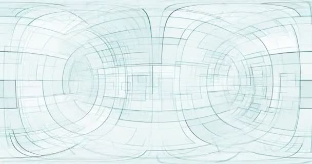 Formas Geométricas Retângulos Linhas Criar Movimento Abstrato — Vídeo de Stock