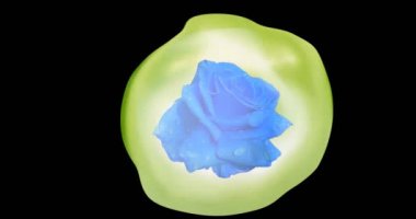 Canlandırma 3D Sıvı Düşüşün Şeklini Değiştirme