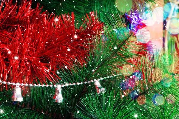 Kerst achtergrond met kerstboom — Stockfoto