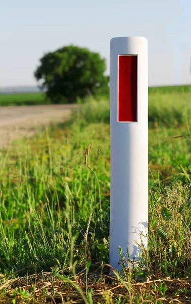 Colonne de signalisation routière — Photo