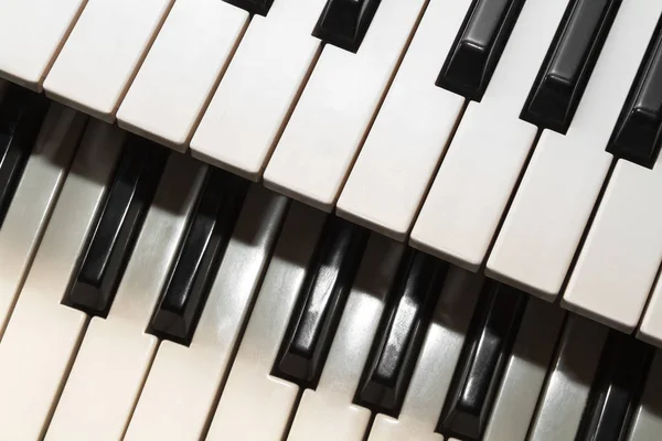 Two musical keyboards — Stock Photo, Image