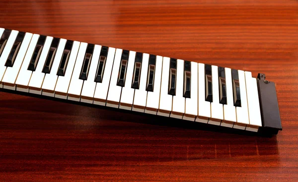 Part of the music keyboard — Stock Photo, Image