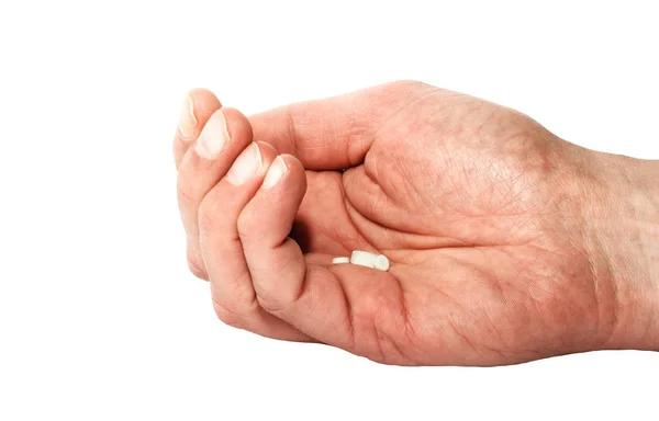 Hand with pills — Stock Photo, Image