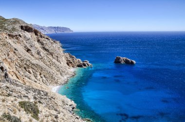 Amorgos deniz arka plan