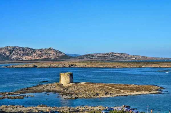 Sardegna'nın manzara arka plan