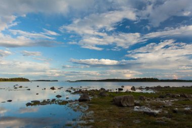 White sea, Luvenga, white polar night, russian nord