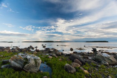 White sea, Luvenga, white polar night, russian nord