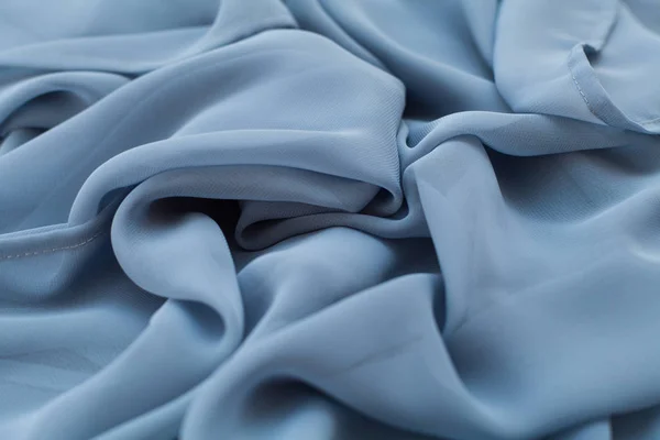 Color Textil Silk Fabric Pleats Close — Stock Photo, Image