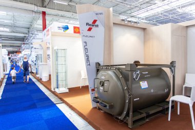 Stand exposition Salon le Bourget Paris uçak alanı