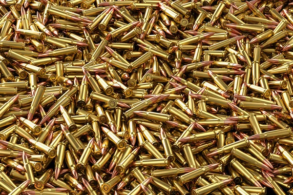 Rifle rounds 7.62x39mm — Stock Photo, Image