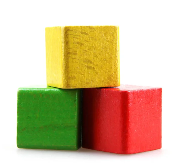 Blocs de construction en bois - image couleur — Photo