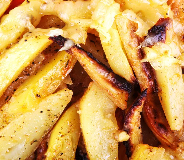 Latar belakang kentang panggang Citra warna — Stok Foto