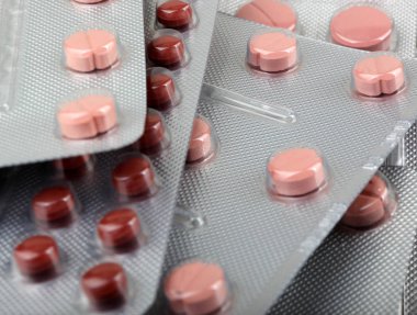 Tıp hapları - renkli görüntü