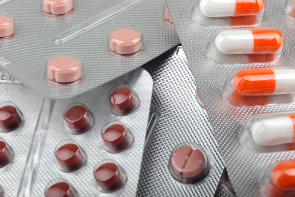 Pillole medicinali - immagine a colori — Foto Stock
