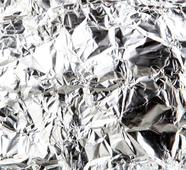 Silberfolie Hintergrund - Farbbild — Stockfoto