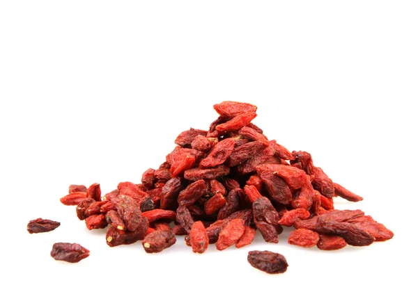 Goji berries isolated on white background — Stock Photo, Image