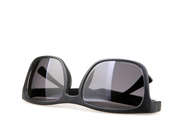 Fekete napszemüveg fehér háttér — Stock Fotó